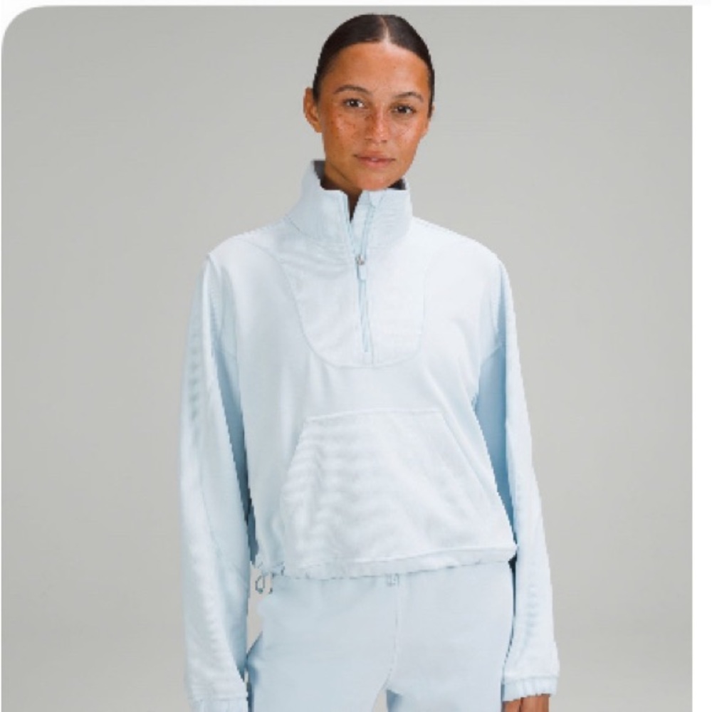NWOT ribbed quarter zip